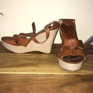 J. Crew sandal wedge